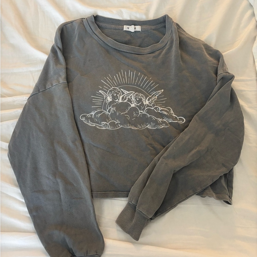 Garage Sweater with Angel Print